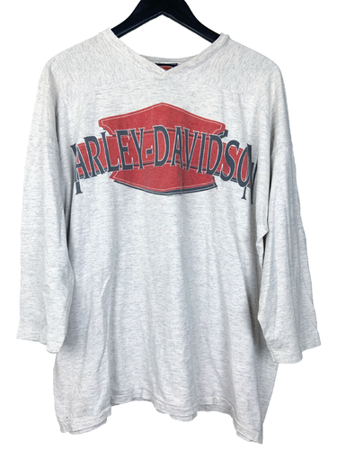 1992 HARLEY DAVIDSON 3/4 'SS' TEE - LARGE