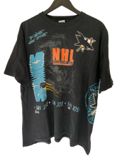 Load image into Gallery viewer, VINTAGE SAN JOSE SHARKS SALEM &#39;SS&#39; TEE - XL