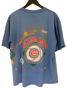 1992 CHICAGO CUBS ALL OVER PRINT 'SS' TEE - XL