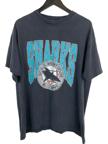 1991 SAN JOSE SHARKS 'SS' TEE - XL