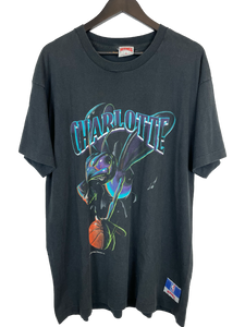 1993 CHARLOTTE HORNETS NUTMEG MILLS 'SS' TEE - XL