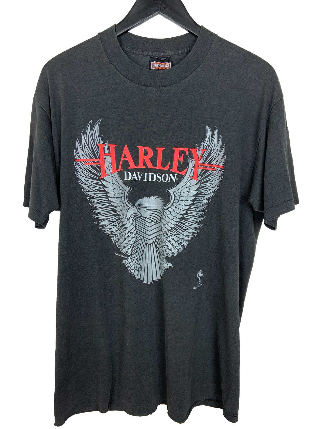 VINTAGE HARLEY DAVIDSON EAGLE 'SS' TEE - LARGE