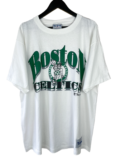 VINTAGE BOSTON CELTICS SPELLOUT 'SS' TEE - XL