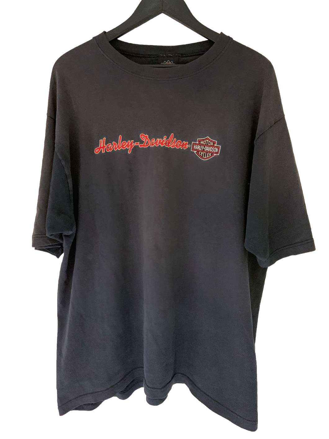 VINTAGE HARLEY DAVIDSON EMBROIDERED TEE - XL