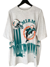 Load image into Gallery viewer, 1993 MIAMI DOLPHINS AOP &#39;SS&#39; TEE - XL