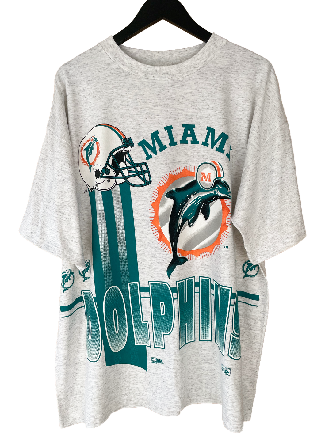 1993 MIAMI DOLPHINS AOP 'SS' TEE - XL