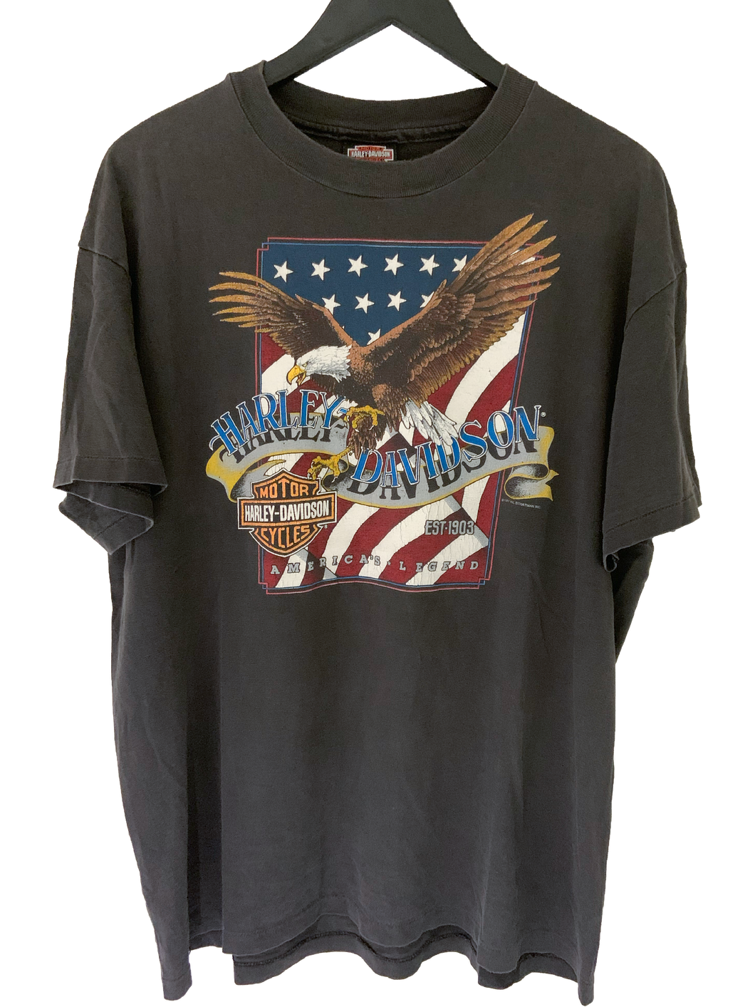 1992 HARLEY DAVIDSON AMERICA'S LEGEND 'SS' TEE - XL