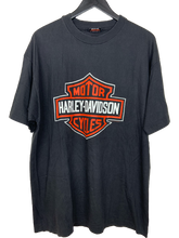 Load image into Gallery viewer, VINTAGE HARLEY DAVIDSON BIG LOGO LONDON &#39;SS&#39; TEE - XL