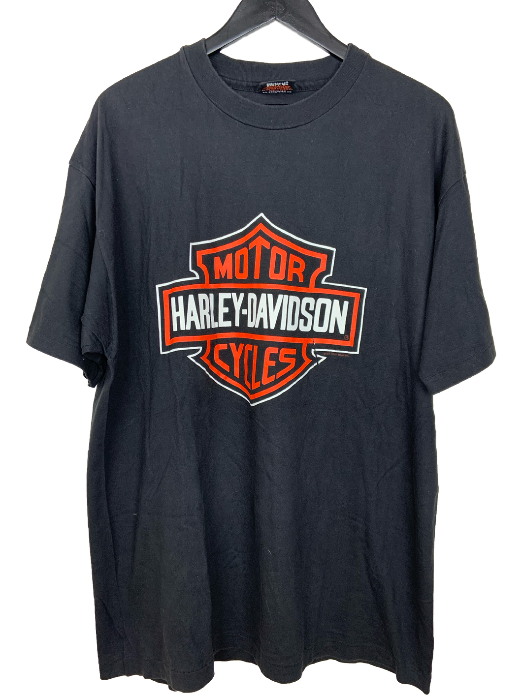 VINTAGE HARLEY DAVIDSON BIG LOGO LONDON 'SS' TEE - XL