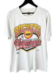 1995 HOUSTON ROCKETS BACK 2 BACK 'SS' TEE - XL