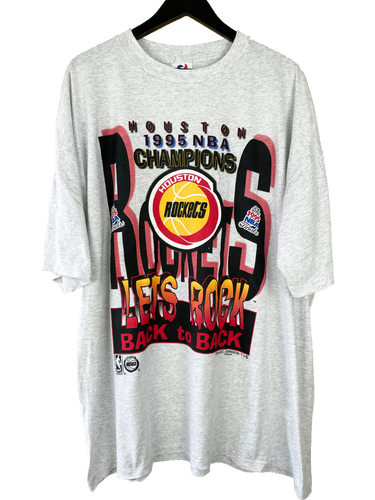 1995 HOUSTON ROCKETS BACK 2 BACK CHAMPIONS 'SS' TEE - XXL
