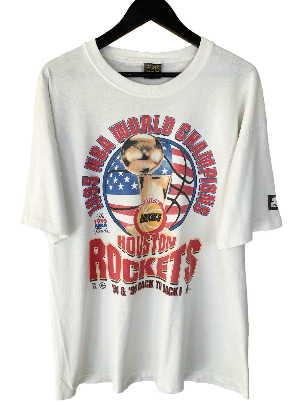 1995 HOUSTON ROCKETS WORLD CHAMPS 'SS' - XL