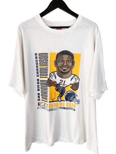 VINTAGE LADAINIAN TOMLINSON SAN DIEGO CHARGERS TEE - XL