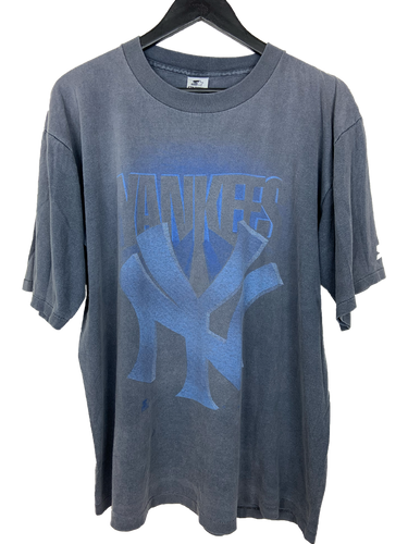 VINTAGE NY YANKEES 'SS' STARTER TEE - LARGE