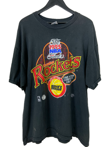 1995 HOUSTON ROCKETS NBA FINALS 'SS' TEE - XL