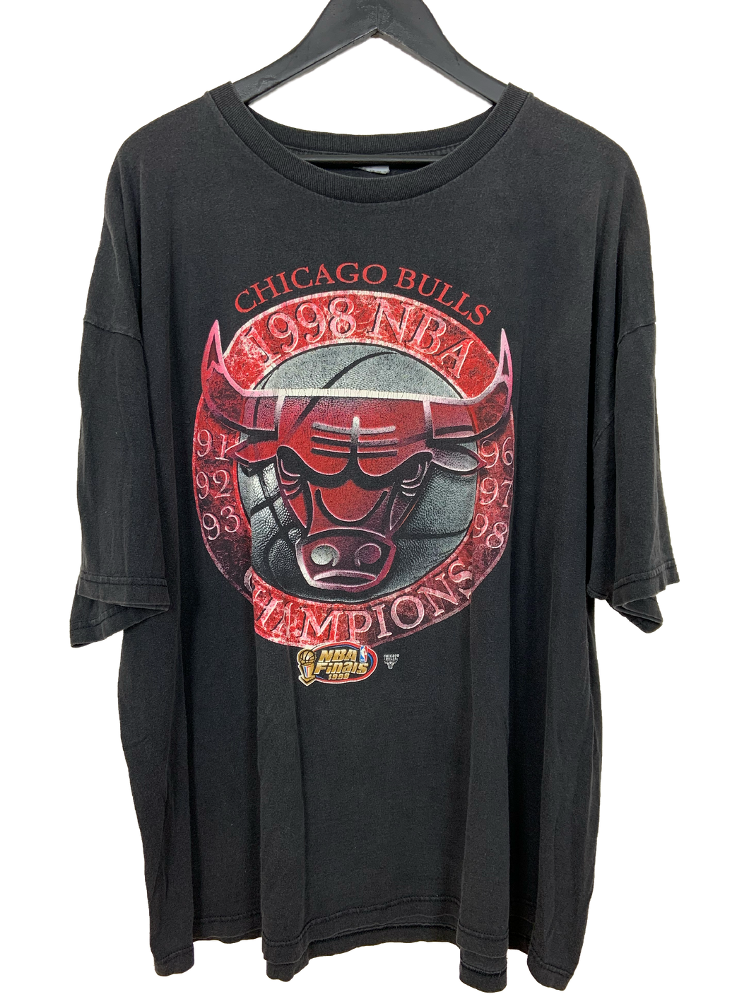 1998 CHICAGO BULLS FINALS STARTER TEE - XL
