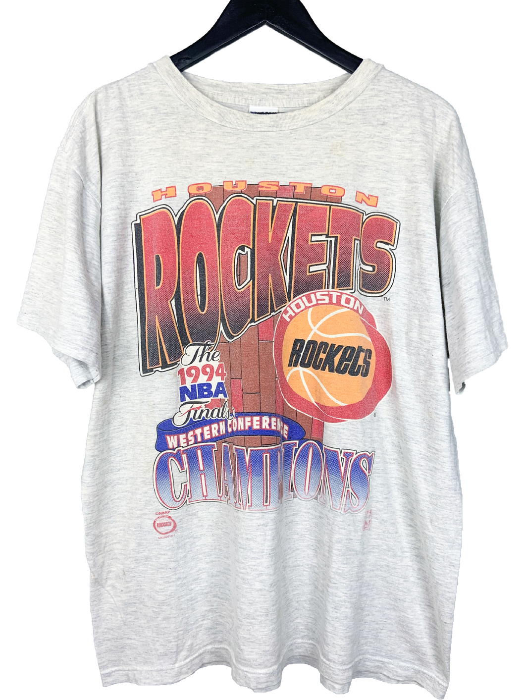 1994 HOUSTON ROCKETS NBA FINALS 'SS' TEE - LARGE