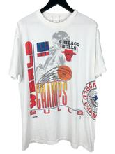 Load image into Gallery viewer, 1991 CHICAGO BULLS WORLD CHAMPS &#39;SS&#39; TEE - XL