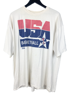 VINTAGE USA BASKETBALL 'SS' TEE - XL