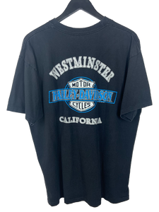 1992 HARLEY DAVIDSON CALIFORNIA 'SS' TEE - XL