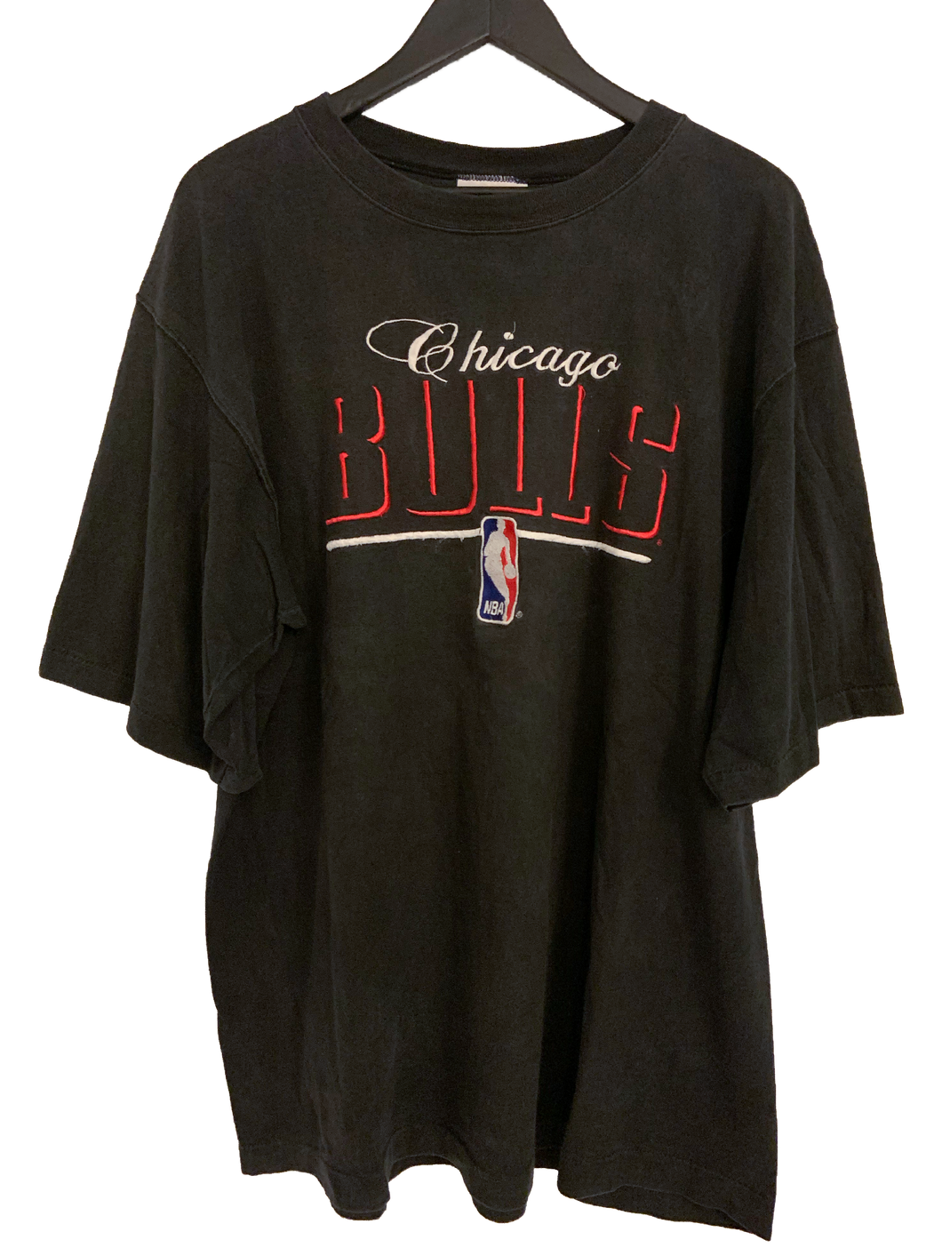 VINTAGE CHICAGO BULLS EMBRIODERED 'SS' TEE - XL