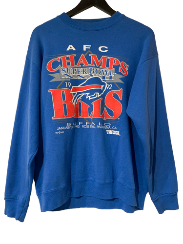 1992 BUFFALO BILLS AFC CHAMPS JUMPER - LARGE