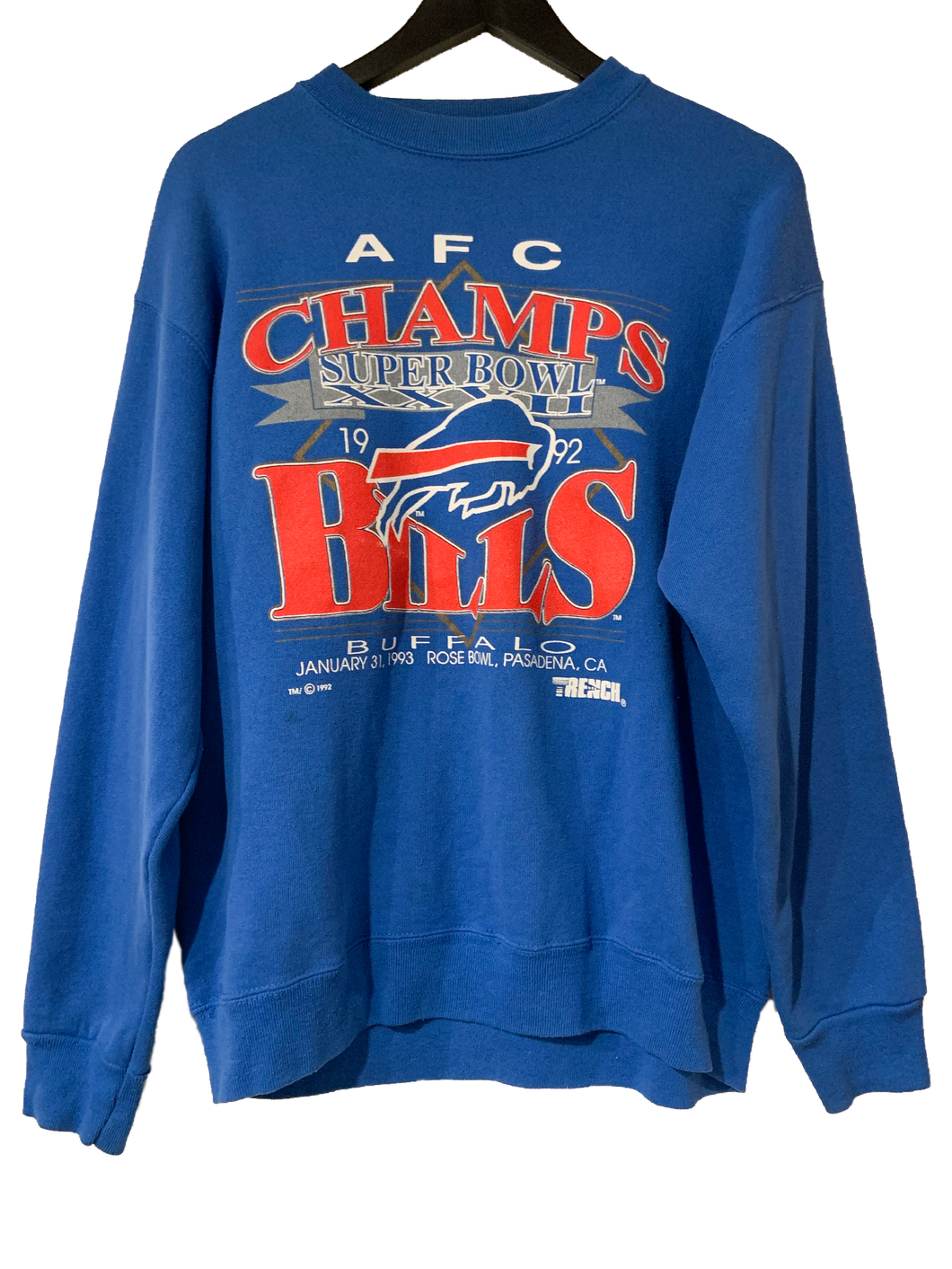 1992 BUFFALO BILLS AFC CHAMPS JUMPER - LARGE