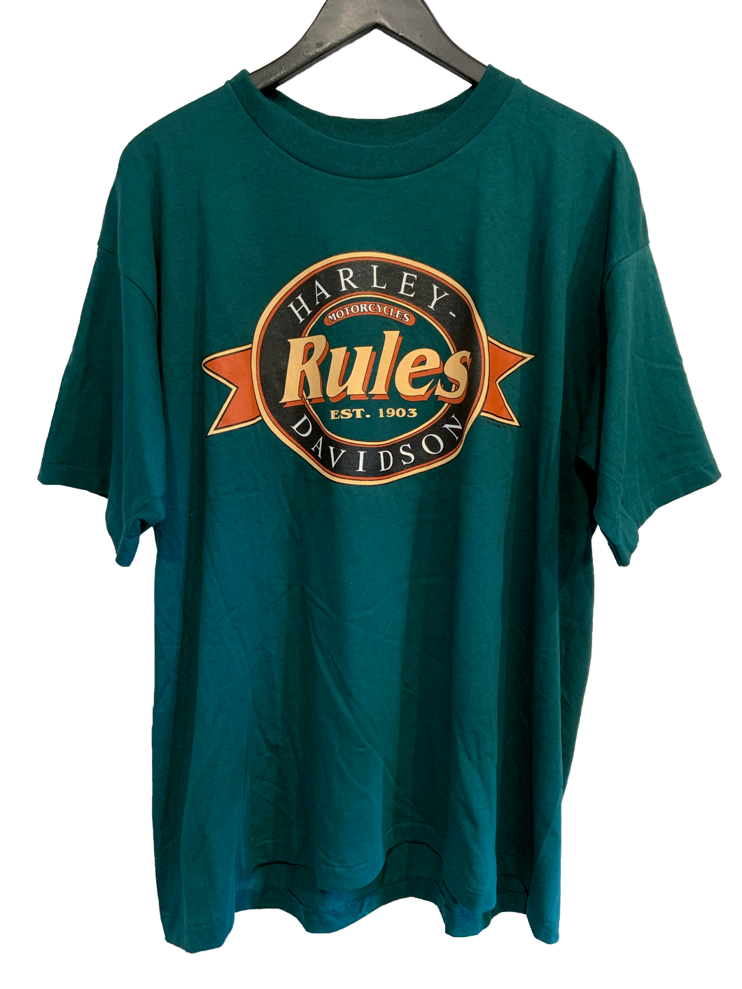 1991 HARLEY DAVIDSON RULES 'SS' TEE - XL