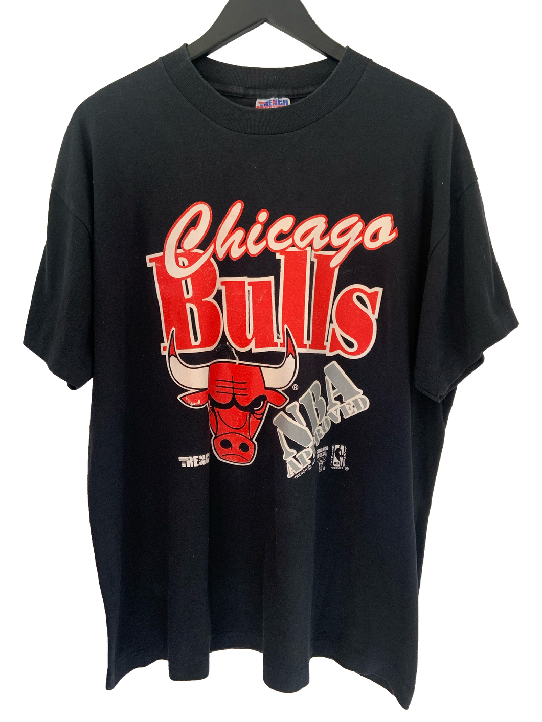 1991 CHICAGO BULLS NBA APPROVED 'SS' TEE - XL