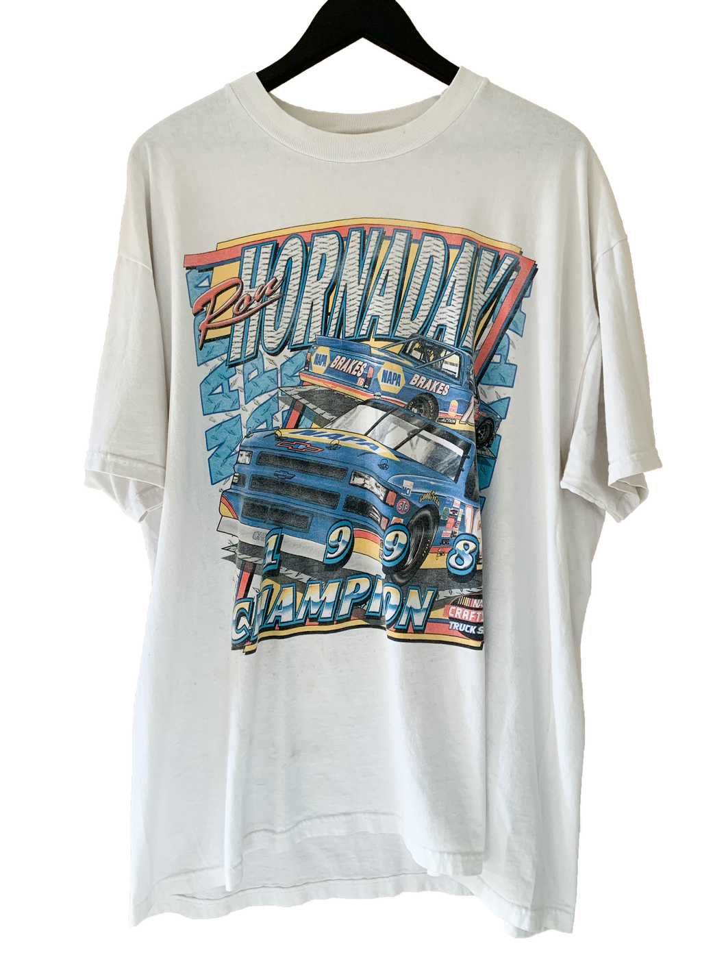 1998 RON HORNADAY NASCAR TEE - XL