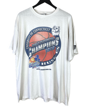 Load image into Gallery viewer, 1999 NCAA UNIVERSITY OF CONNECTICUT CHAMPIONS TEE - XL