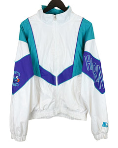 CHARLOTTE HORNETS STARTER JACKET - LARGE