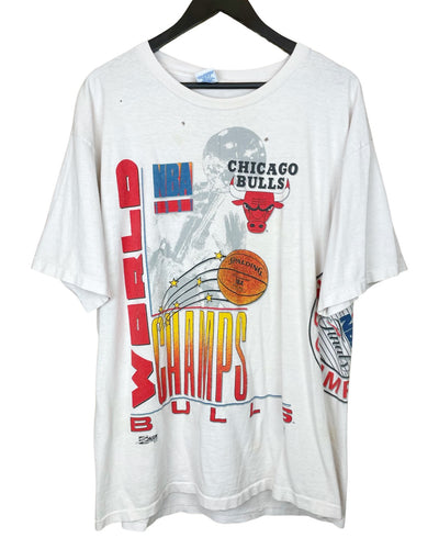VINTAGE AOP CHICAGO BULLS 'SS' TEE - XXL