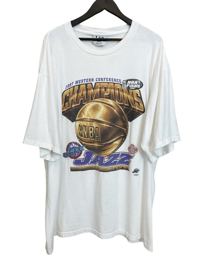 1997 UTAH JAZZ CONFERENCE CHAMPS TEE - XXL