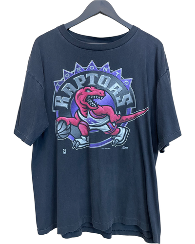 VINTAGE TORONTO RAPTORS 'SS' TEE - LARGE