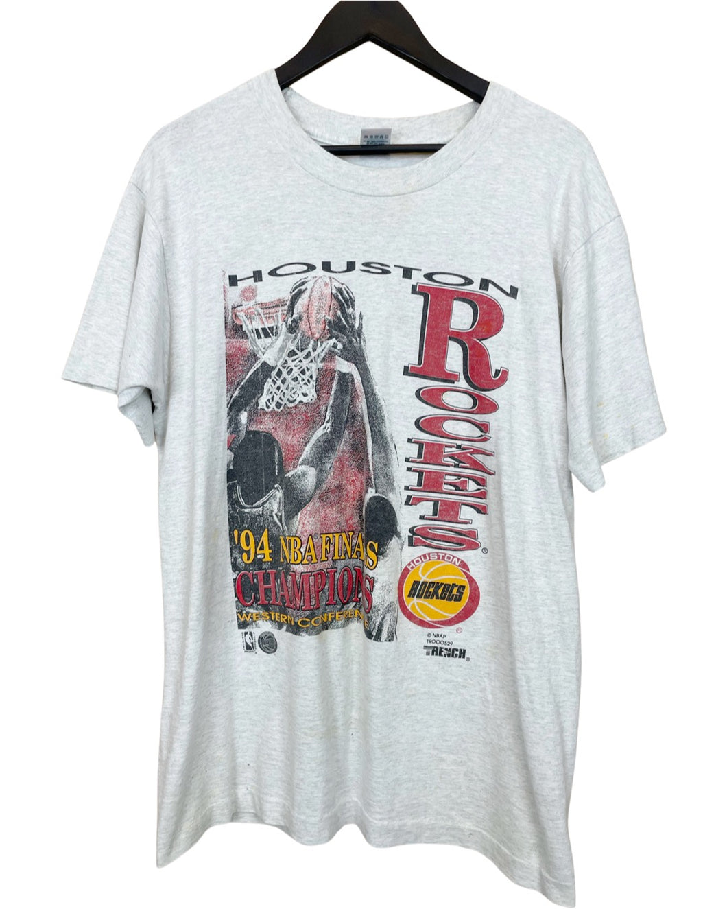1994 HOUSTON ROCKETS CHAMPS 'SS' TEE - LARGE