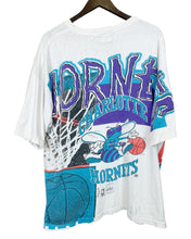 Load image into Gallery viewer, VINTAGE CHARLOTTE HORNETS AOP &#39;SS&#39; TEE - XL