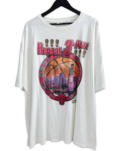 Load image into Gallery viewer, VINTAGE CHICAGO BULLS REPEAT THREE-PEAT TEE - XXL