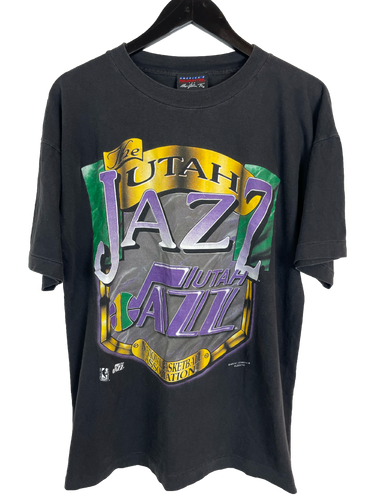 VINTAGE UTAH JAZZ ‘SS’ TEE - LARGE
