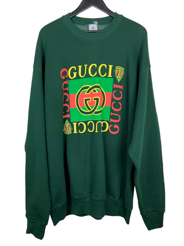 VINTAGE GUCCI BOOTLEG JUMPER - XXL