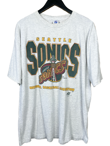 1993 SEATTLE SUPERSONICS SPELLOUT ‘SS’ TEE - XL