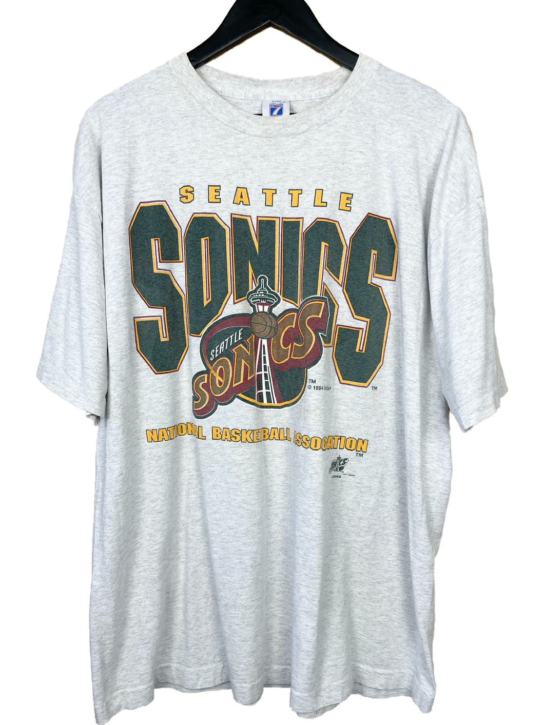 1993 SEATTLE SUPERSONICS SPELLOUT ‘SS’ TEE - XL