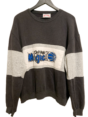 VINTAGE NUTMEG MILLS ORLANDO MAGIC JUMPER - LARGE