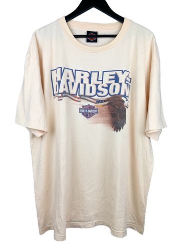 VINTAGE HARLEY SPELLOUT TEE - XXL
