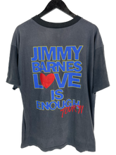 Load image into Gallery viewer, 1991 JIMMY BARNES LOVE IS ENOUGH TOUR TEE ‘SS’ - XL