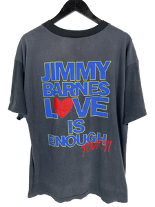 1991 JIMMY BARNES LOVE IS ENOUGH TOUR TEE ‘SS’ - XL
