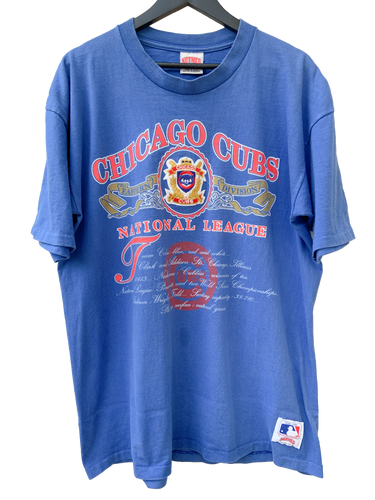 VINTAGE NUTMEG MILLS CHICAGO CUBS ‘SS’ TEE - XL
