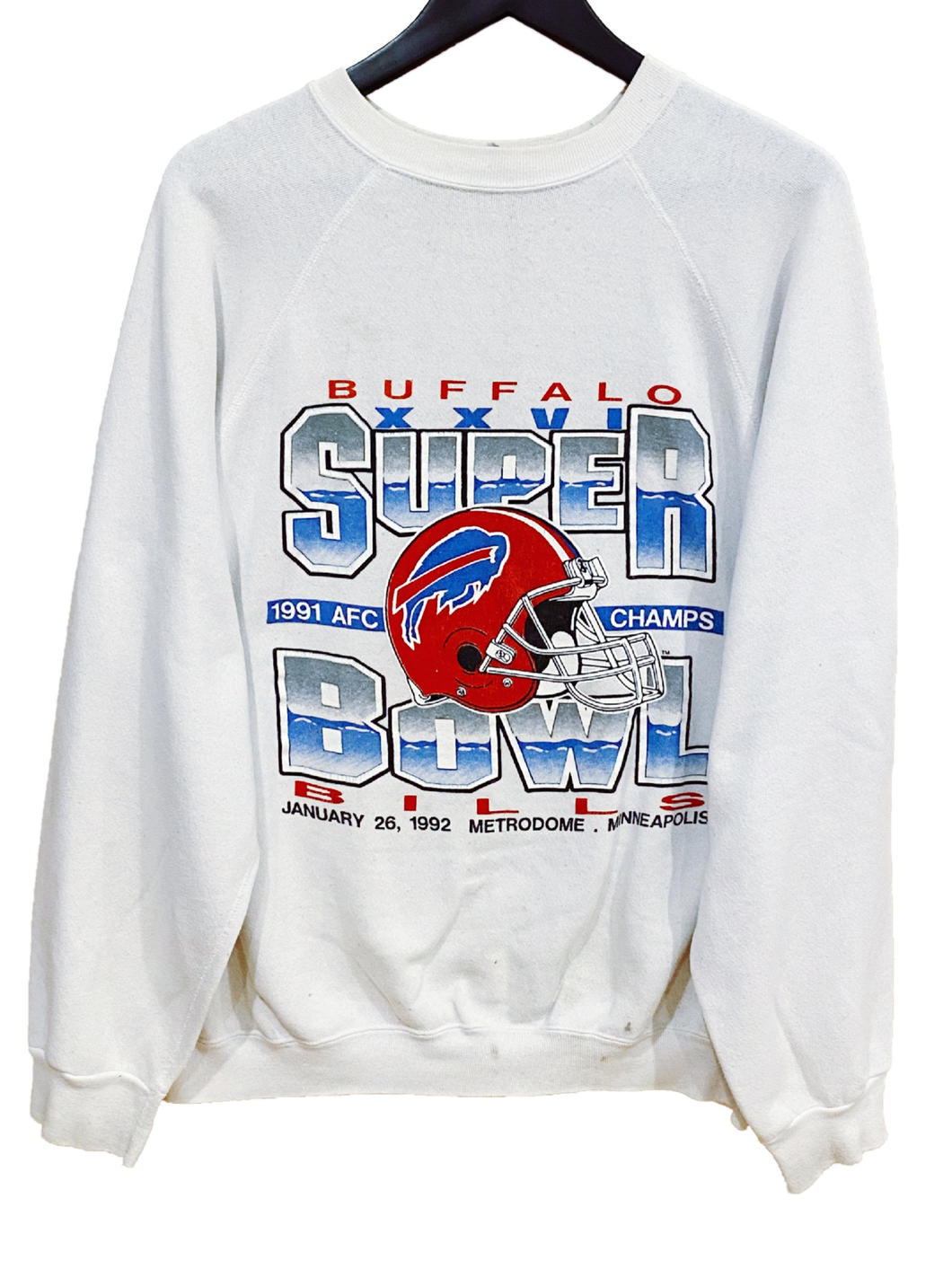 1992 BUFFALO BILLS SUPER BOWL SWEATER - XL