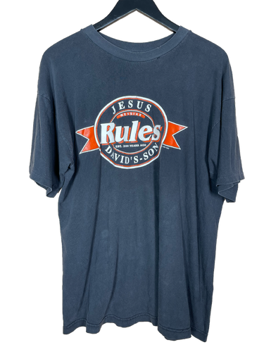 VINTAGE HARLEY STYLE JESUS ‘SS’ TEE - LARGE