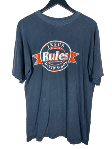VINTAGE HARLEY STYLE JESUS ‘SS’ TEE - LARGE